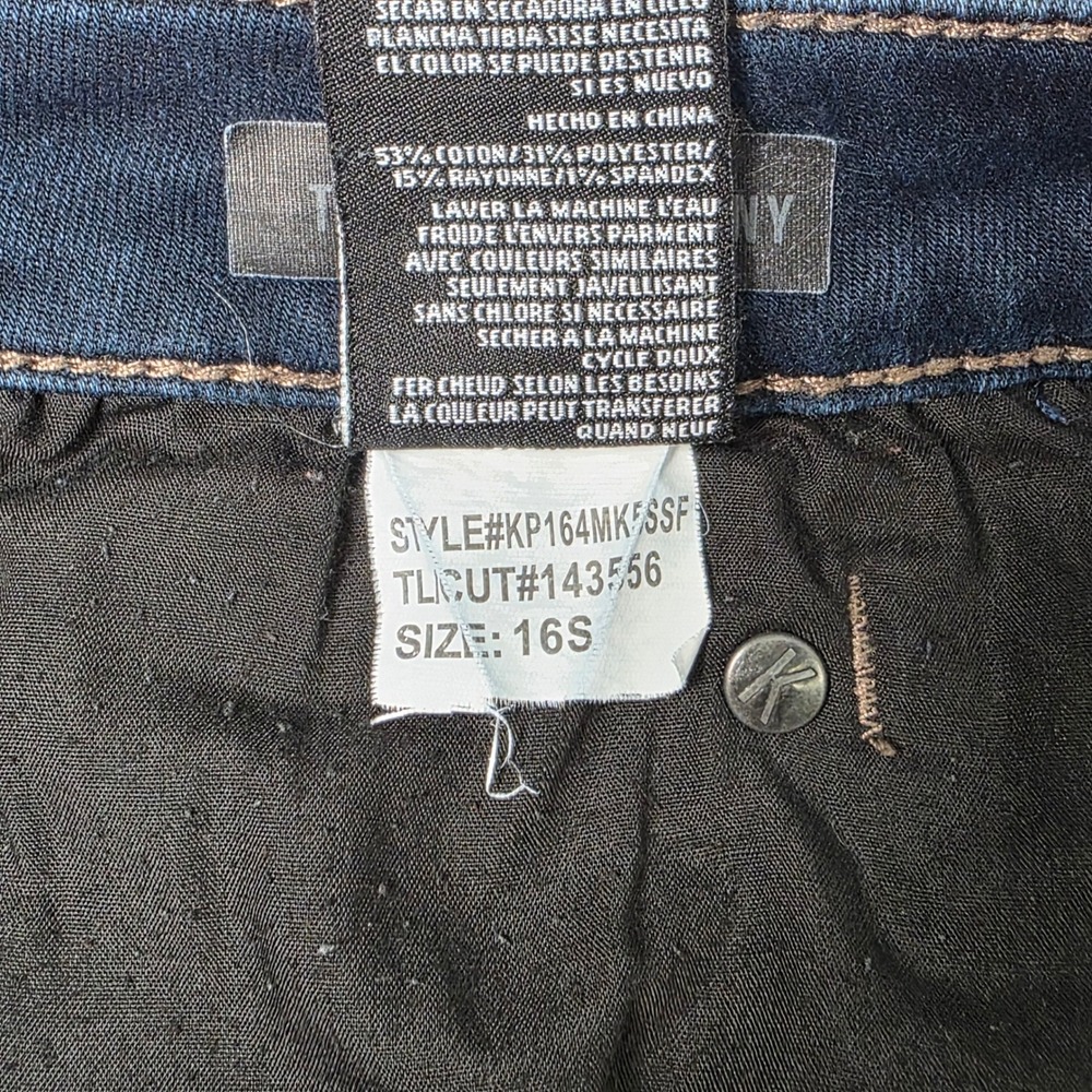 Kut from the‎ Kloth Toothpick Skinny Jeans Womens 16S Dark Wash Indigo Stretch - Picture 9 of 13